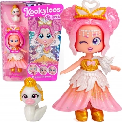 KookyLoos figurica Princess Swan Fantasy s dodacima