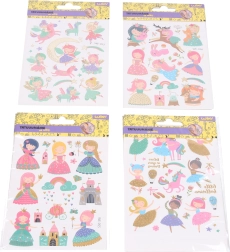 Privremene tetovaže za djecu 10,5 × 15 cm – djevojački motivi