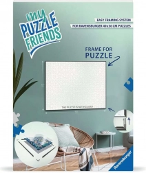 Ravensburger okvir za puzzle My Puzzle Friends 49 × 36 cm – bijeli