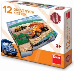 Drvene kocke Tatra – set od 12 kocaka