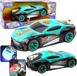Trkaći auto s raketom Svjetlosni i zvučni efekti