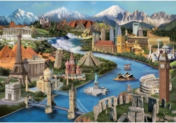 Puzzle ANATOLIAN Čuda svijeta 2000 dijelova