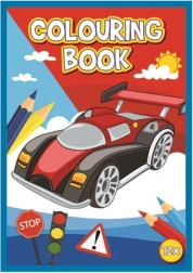 Knjiga za bojanje A4 – prijevozna sredstva, 72 stranice