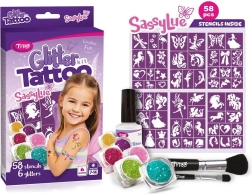 SassyLue veliki set svjetlucavih tetovaža za djevojčice