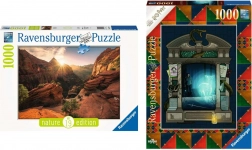 Ravensburger puzzle 2×1000 dijelova sa SoftClick tehnologijom
