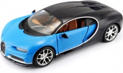 Kolekcionarski model BUGATTI Chiron 1:24 plavo‑crni