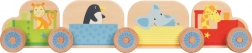 Drvena slagalica Moj mali vlakić sa životinjama