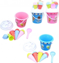 Komplet za igru u pijesku s motivima sladoleda za djecu