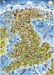 GIBSONS Puzzle Najbolje od Britanije 1000 dijelova