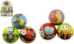 Pjenasta loptica sa životinjama 10 cm, mješavina boja
