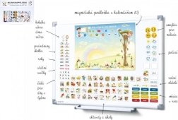 Magnetski kalendar za djecu - Vrtić sa 114 magneta