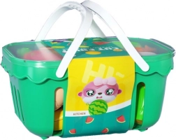 Košara s voćem i povrćem za rezanje