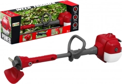 Dječja vrtna kosilica crvena s efektima