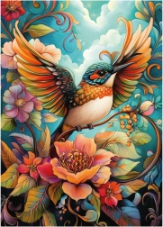 DINO puzzle Ptičica XL 500 dijelova