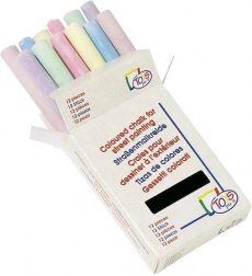 Obojena kreda za ploču ili asfalt