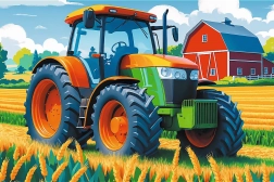 Trefl puzzle Farmerov vagon 60 dijelova