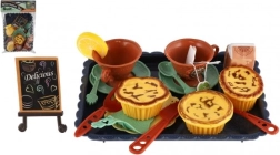 Dječji čajni set s plastičnim poslužavnikom