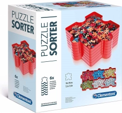 Clementoni razvrstivač za puzzle – set od 6 pretinaca