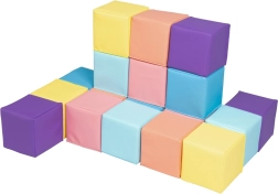 2Kids Toys pjenaste kocke pastelnih boja (18 kom)