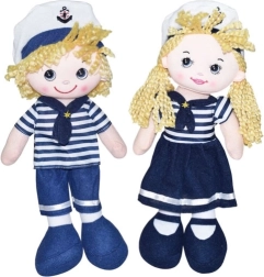Tekstilna lutka mornar 30 cm