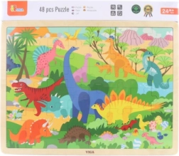 Drvene puzzle svijet dinosaura 48 dijelova