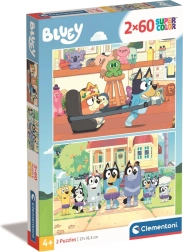 Puzzle Bluey 2×60 dijelova CLEMENTONI