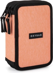 Troslojna školska pernica UNICOLOR apricot – prazna