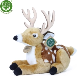 Plišani jelen/lančić ležeći 21 cm ECO-FRIENDLY