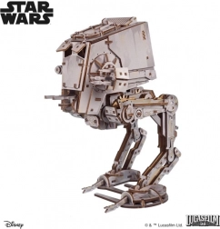 Ugears 3D drvena mehanička slagalica AT-ST hodač STAR WARS 1:36