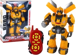 Veliki daljinski upravljani robot – žuti, zvuk i svjetla