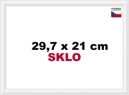 Plastični bijeli okvir 29,7x21 cm A4