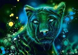 Schmidt Puzzle Neon: Panter 1000 dijelova