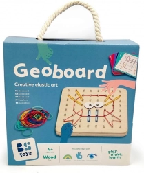 Drvena ploča za kreativno stvaranje - Geoboard B. Toys