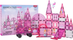 Magnetic Building Set Pink Princess 58 Pieces