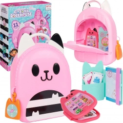 GABBIN mačji domek putni set s ruksakom, telefonom i novčanikom