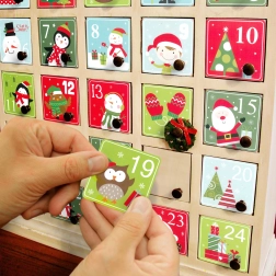 Komplet naljepnica za adventski kalendar
