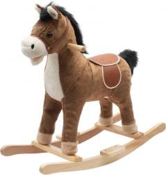 Konjić za ljuljanje s melodijom PlayTo smeđi