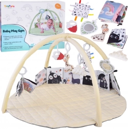 Edukativna podloga za igru s lukovima i visećim igračkama