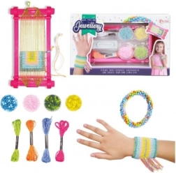 Kreativni set: izradi narukvicu s perlicama u kutiji 25x15x3 cm