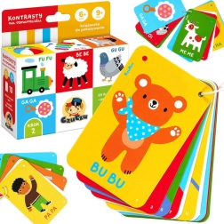 CzuCzu kontrastna knjižica na vrpci 6m+ 9m+