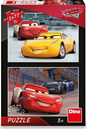 Puzzle CARS 3 trkači 2×77 dijelova
