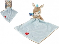 Plišana magarčić s dekicom 25x25 cm