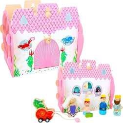 Small Foot podvodni dvorac s drvenim figuricama