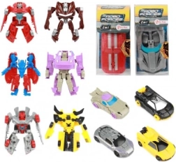 Transformacijski auto u robota 10 cm u plastičnoj kutijici