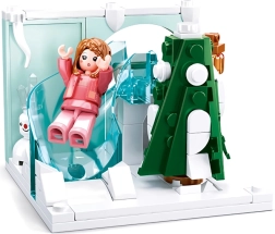 Sluban mini ručni rad zima – set za slaganje