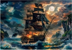 Clementoni puzzle Pirati prokletih mora