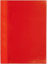 Brzi uvez A4 od PVC-a s prednjim džepom – crveni