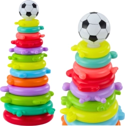 Edukativna slagalica piramida s loptićom i naljepnicama – 13 razina