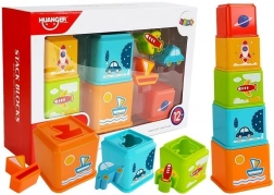 Složive čašice s motivima vozila i sorterom za bebe