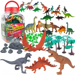 Boley figure dinosauri u kanti – set od 55 dijelova T‑Rex i prijatelji